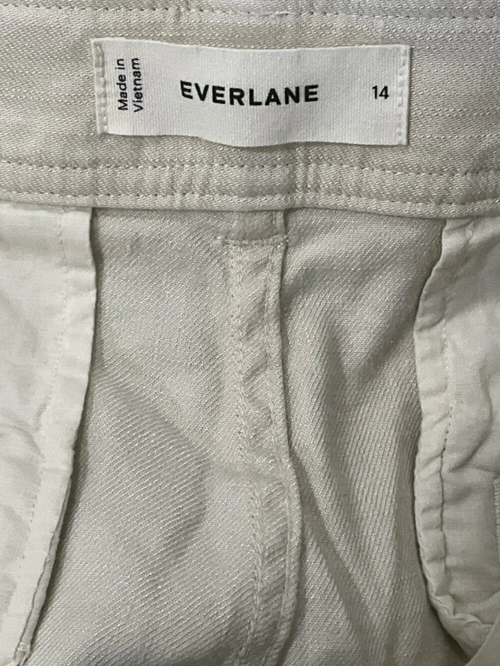 Everlane The Everywhere Pants in Stretch Linen in Birch 14 New Womens Trousers